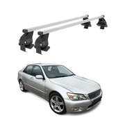 Barres de toit transversales pour Lexus IS XE10 1998-2005 Acier Gris