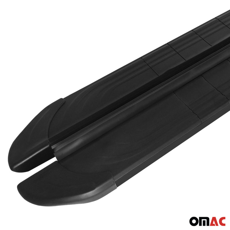Marchepieds Latéraux pédale pour Ford Kuga 2019-2025 2Pcs Aluminium Noir