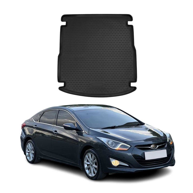 Tapis de Coffre pour Hyundai i40 2011-2015 TPE Noir