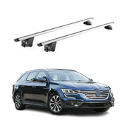 Barres de toit transversales pour Renault Talisman SW 2016-2022 Alu Gris 2x ABE