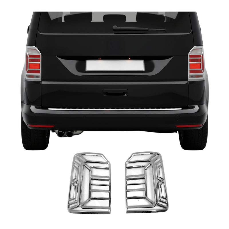 Cadre de Feu Stop Arrière pour VW Caddy IV 2015-2020 ABS Chromé 2 Pcs