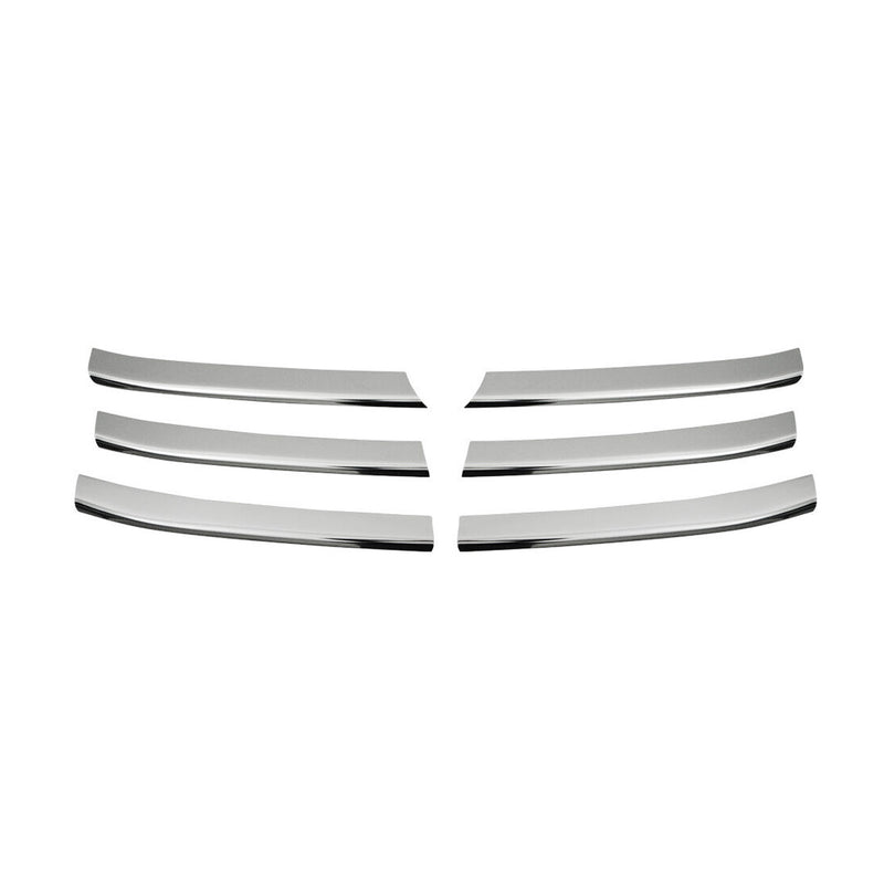 Grille de Calendre pour VW T5 Caravelle Multivan 2003-2010 6pcs en acier inox Chromé