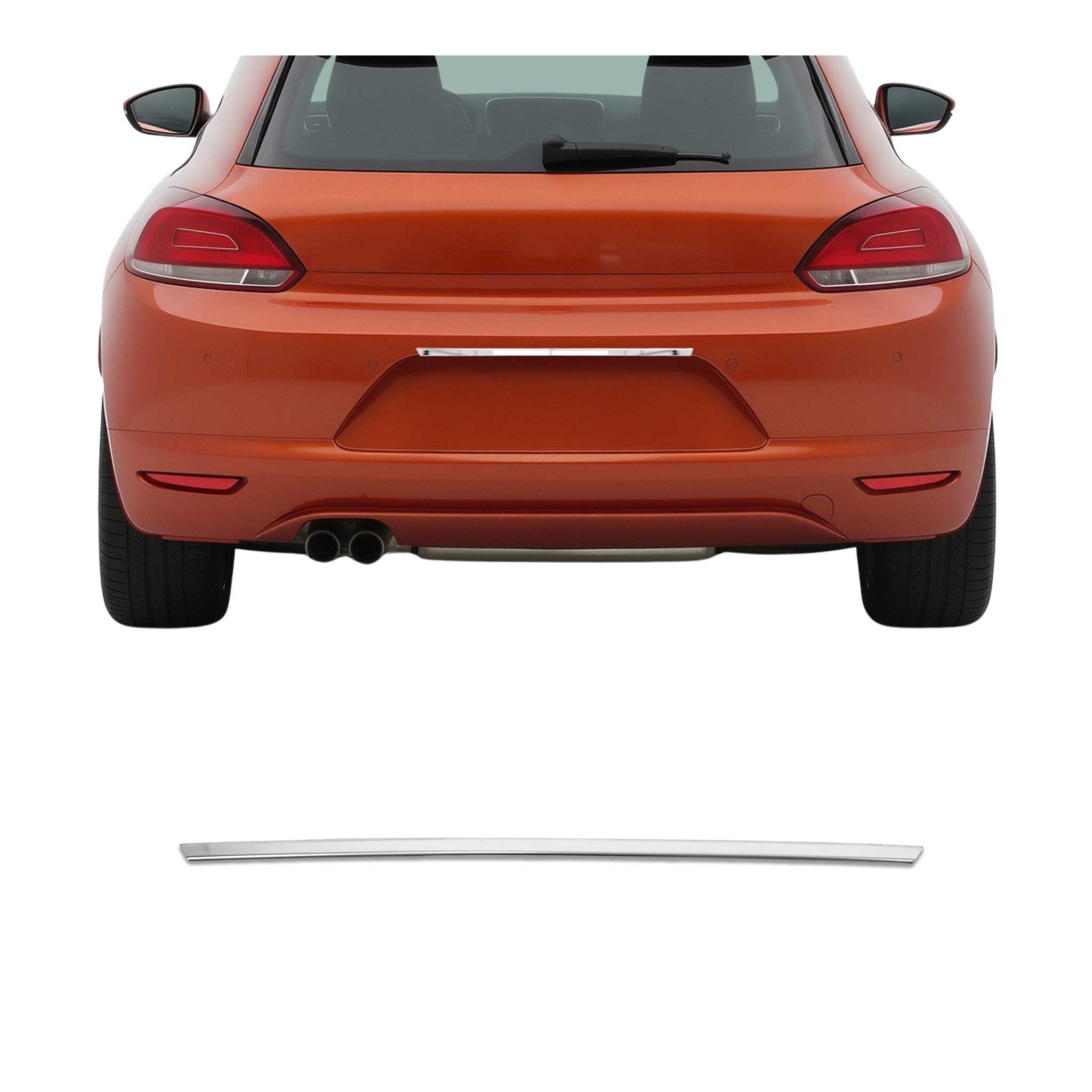 Garniture de Hayon Coffre pour VW Scirocco 2008-2017 acier inox