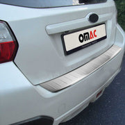 OMAC Protection de Pare-Chocs pour Subaru XV I 2012-2017 Inox finition brossée