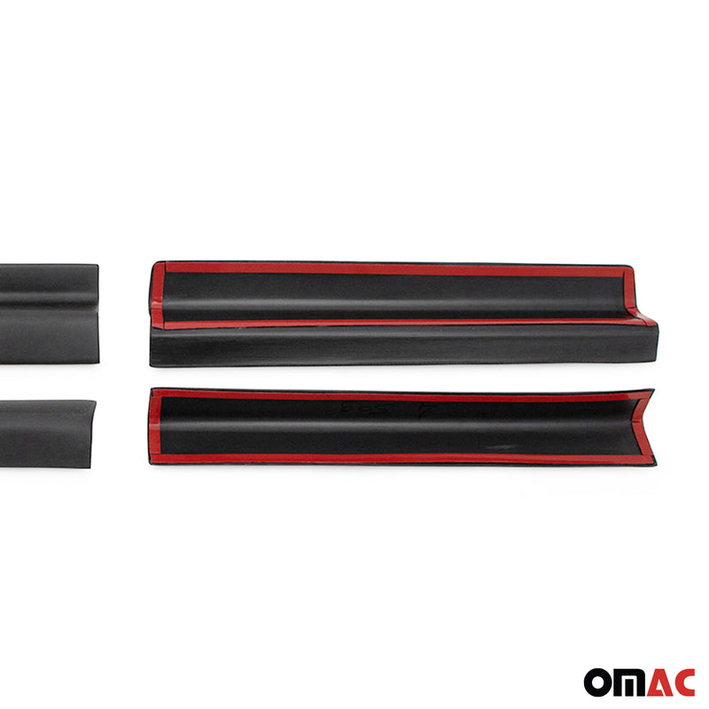 Couverture de Seuil de porte pour VW Caddy 2015-2025 ABS Noir 4 Pcs