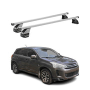 Barres de toit transversales pour Citroen C4 Aircross 2012-2017 Acier Gris
