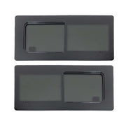 Set de Baies vitrées coulissantes pour VW T5 2003-2015 Empat L1/L2 Noir 2x