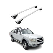 Barres de toit Transversales pour Ford Ranger II 2006-2011 Acier Gris 2Pcs