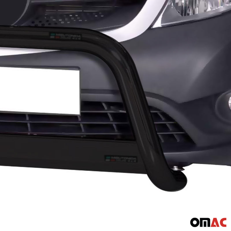 Pare-buffle Avant pour Mercedes Citan 2012-2020 63 mm en Acier Noir