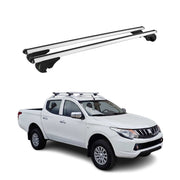 Barres de toit Transversales pour Mitsubishi L200 V 2015-2023 TÜV Alu Gris 2x