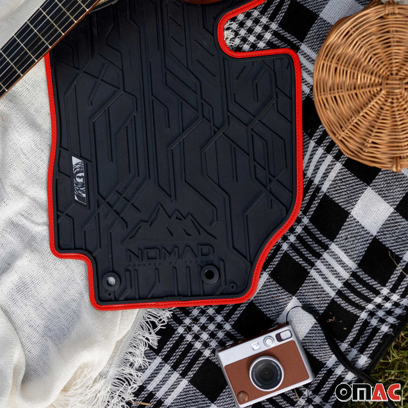 Tapis de sol pour Mini Cooper II R56 2006-2014 Caoutchouc Imperméable Noir-Rogue