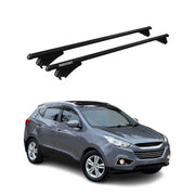 Tiger Barres de toit transversales pour Hyundai ix35 2010-2015 Noir