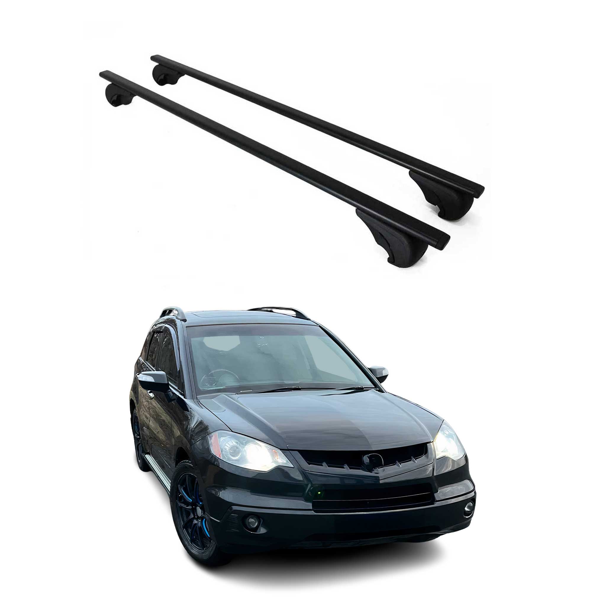Barres de toit transversales pour Acura RDX I II 2007-2018 Fer Noir