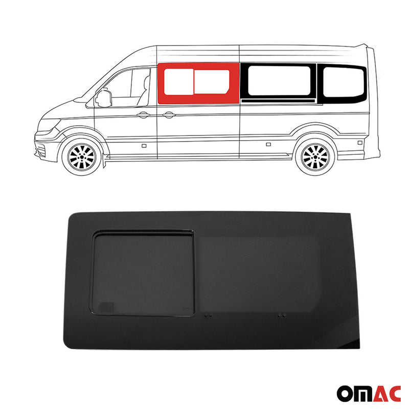 Vitre de Porte pour VW Crafter 2017-2023 L2 Avant Gauche coulissante