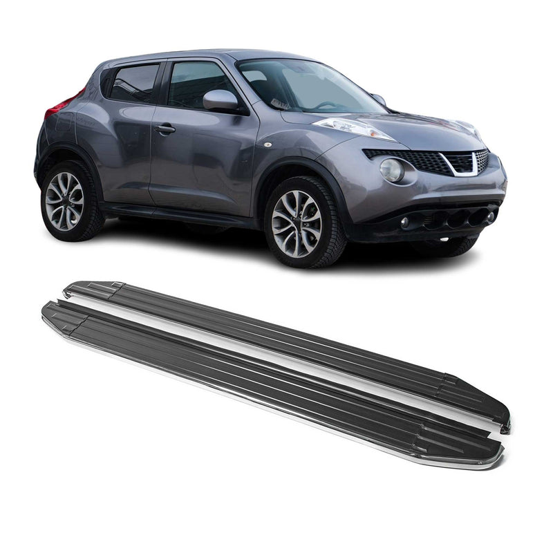 Marchepieds Latéraux pour Nissan Juke 2010-2016 ABE Alu