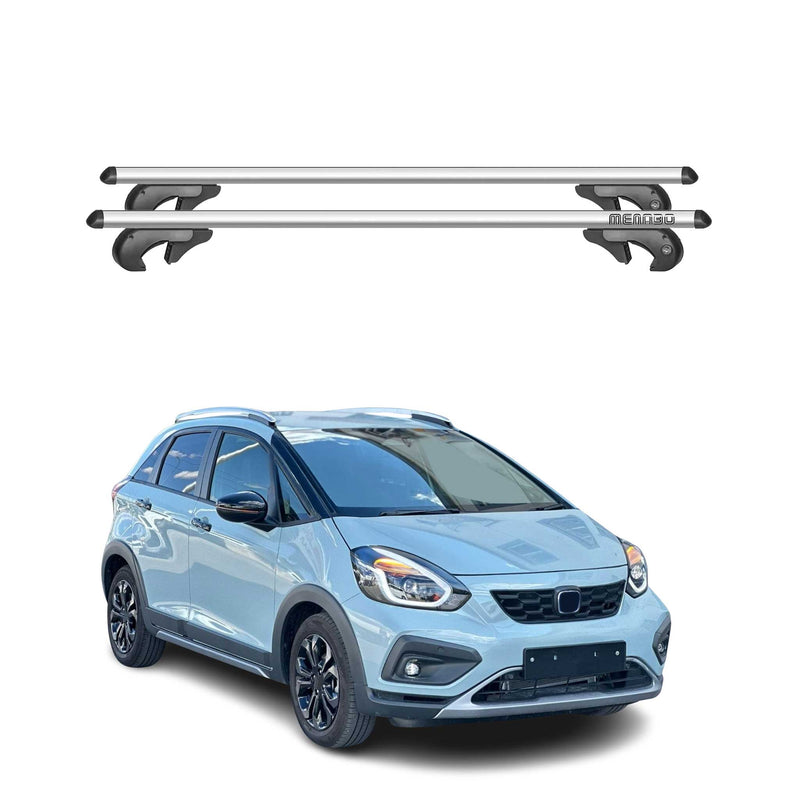 Barres de toit pour Honda Jazz GR Crosstar 2020-2025 90kg Alu Gris 2x