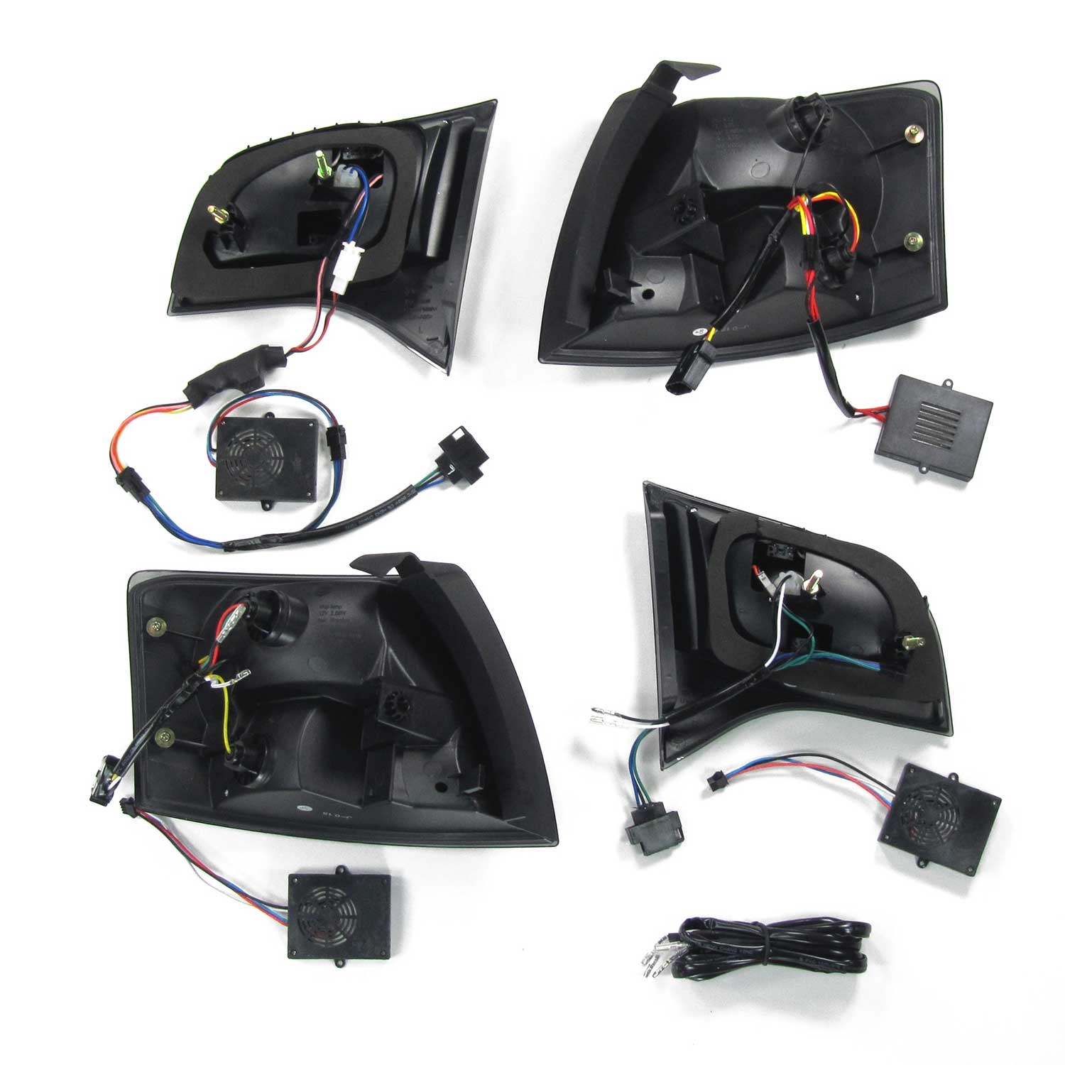 Feux arrière à LED pour Audi A4 Break B7 2004-2008 Foncé Rouge 4 pieces