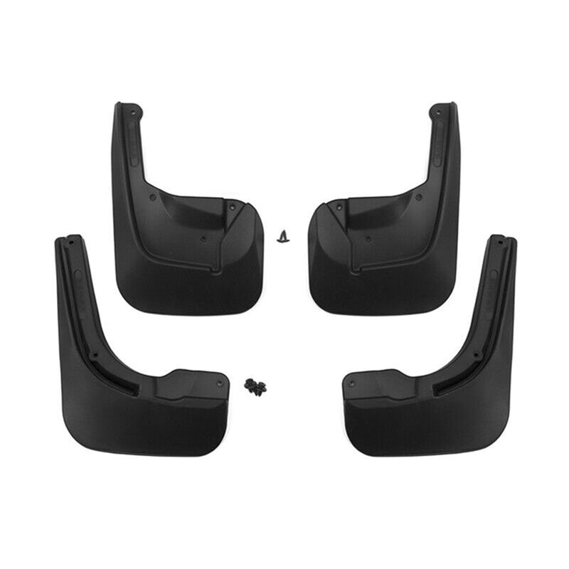 Bavettes Garde Boue pour Ssangyong Korando 2012-2025 Avant et Arrière Noir 4Pcs
