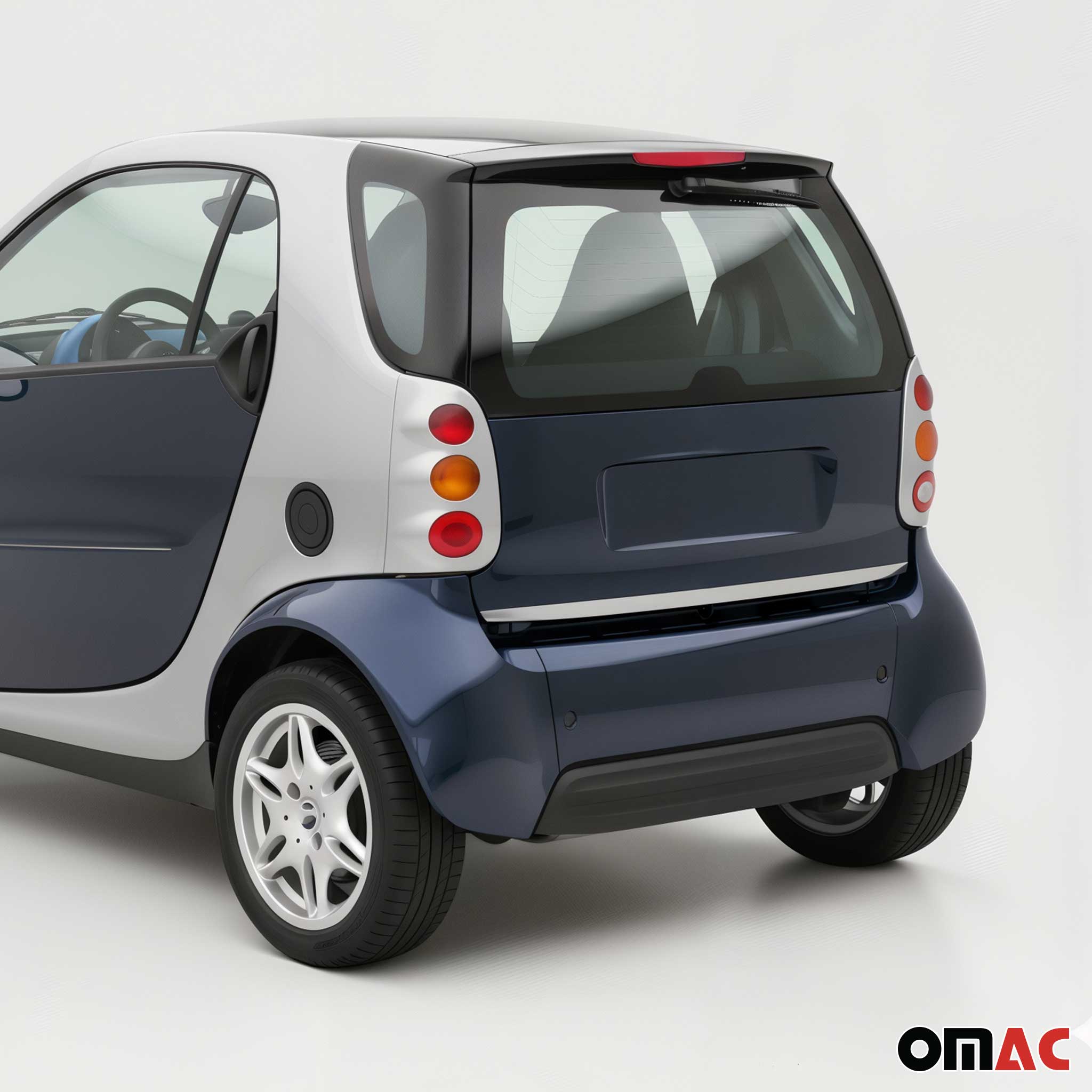 Garniture de Hayon Coffre pour Smart ForTwo 451 2007-2015 acier inox