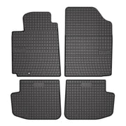 OMAC Tapis de Sol pour Toyota Yaris 1999-2006 Caoutchouc Noir