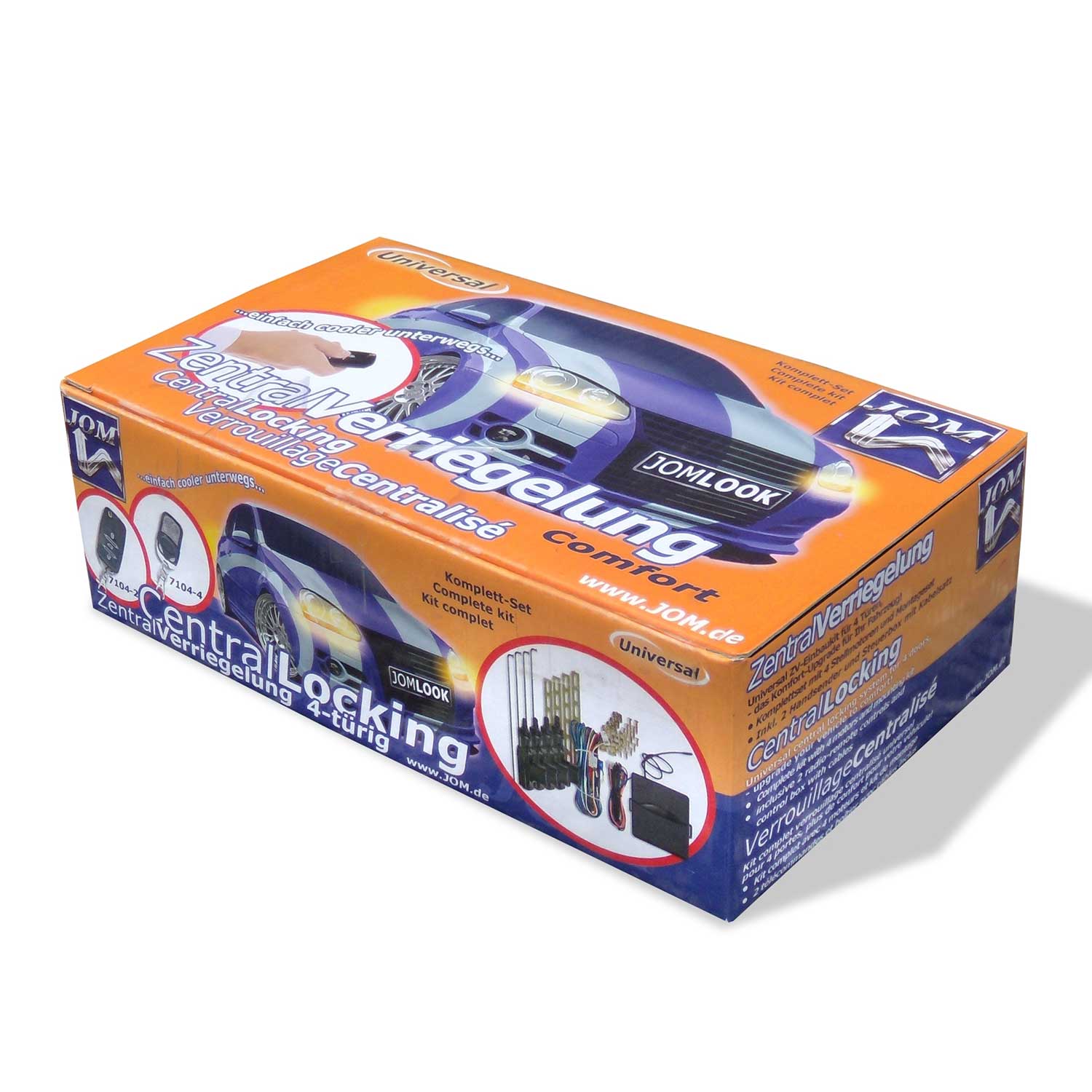 Verrouillage centralisé des portes à distance avec 4 moteurs et 2 télécommandes