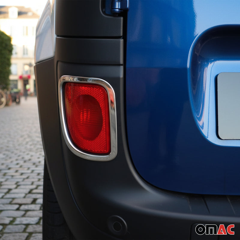 Garniture Réflecteurs Arrière pour Renault Kangoo II 2008-2013 acier inox