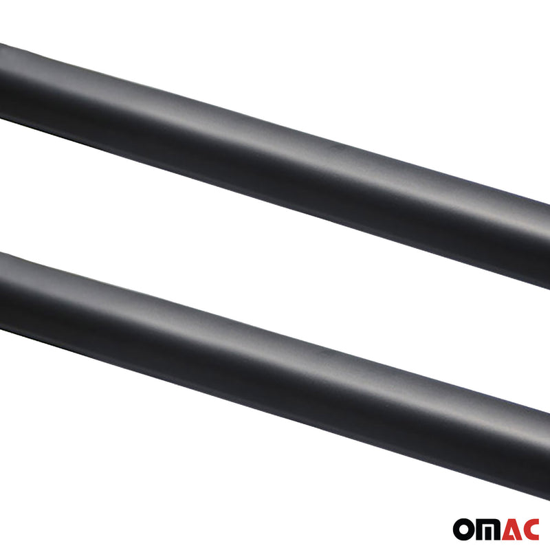 Barres de toit longitudinales pour Ford Transit 2014-2025 L2 Aluminium Noir