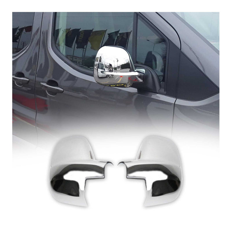 Coques de Rétroviseurs pour Citroen Dispatch 2016-2025 en ABS Argent