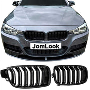 Calandre JOM Pare-chocs avant pour BMW Series 3 F30 F31 2011-2019 ABS Noir 1x