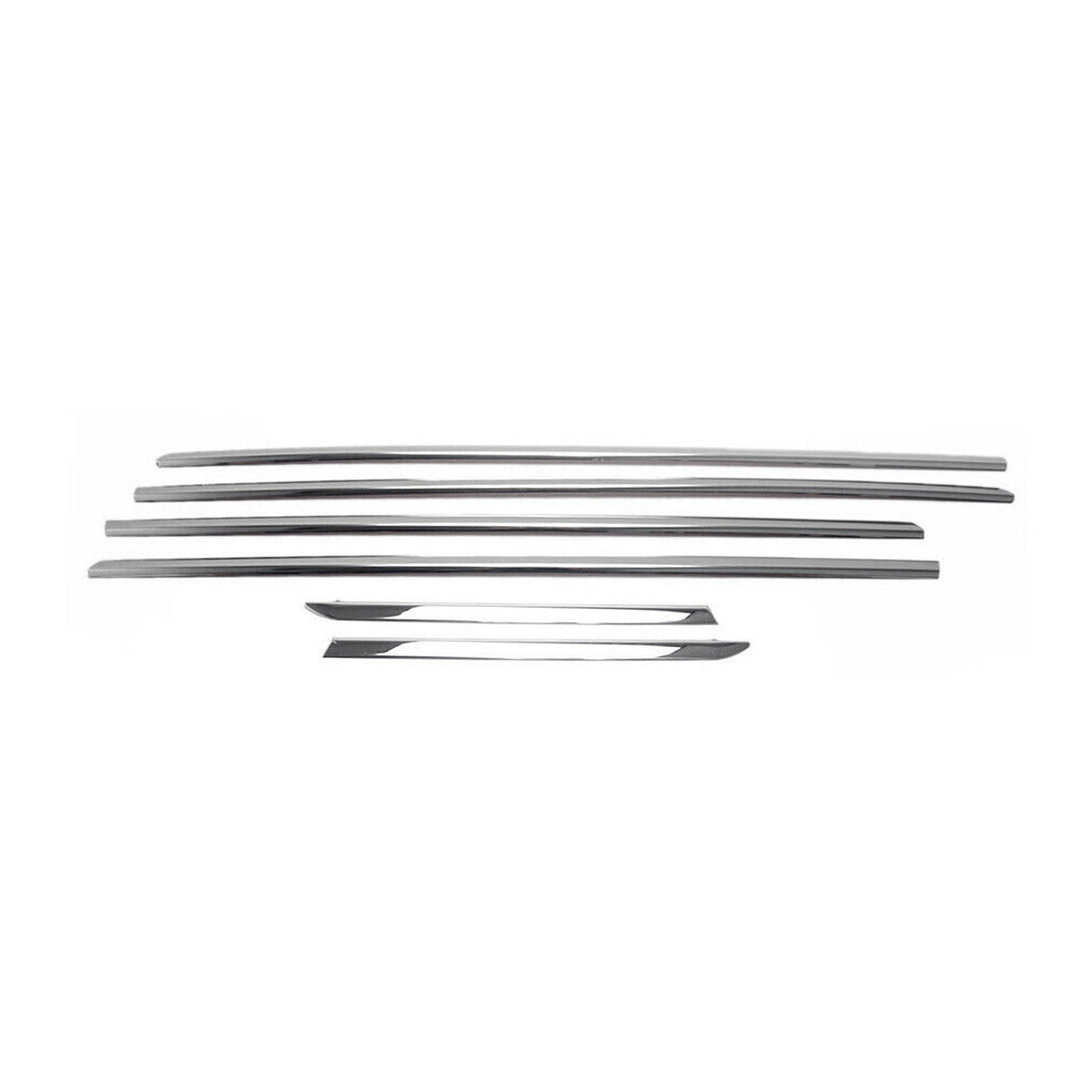 Baguettes pour contour Latérales pour Fiat Tipo Kombi 2015-2026 Chromé inox