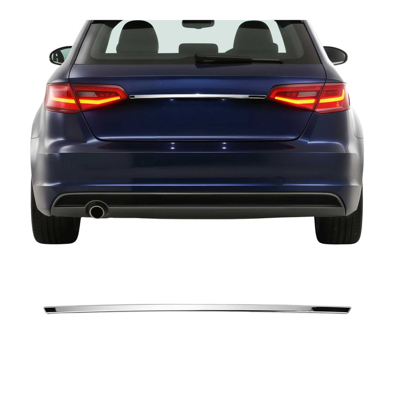 Garniture de hayon coffre pour Audi A3 8V Sportback 3-5 portes 12-20 acier inox