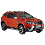 Pare-Buffle Avant Pour Dacia Duster 2021-2026 Ø63mm Acier Inoxydable Noir