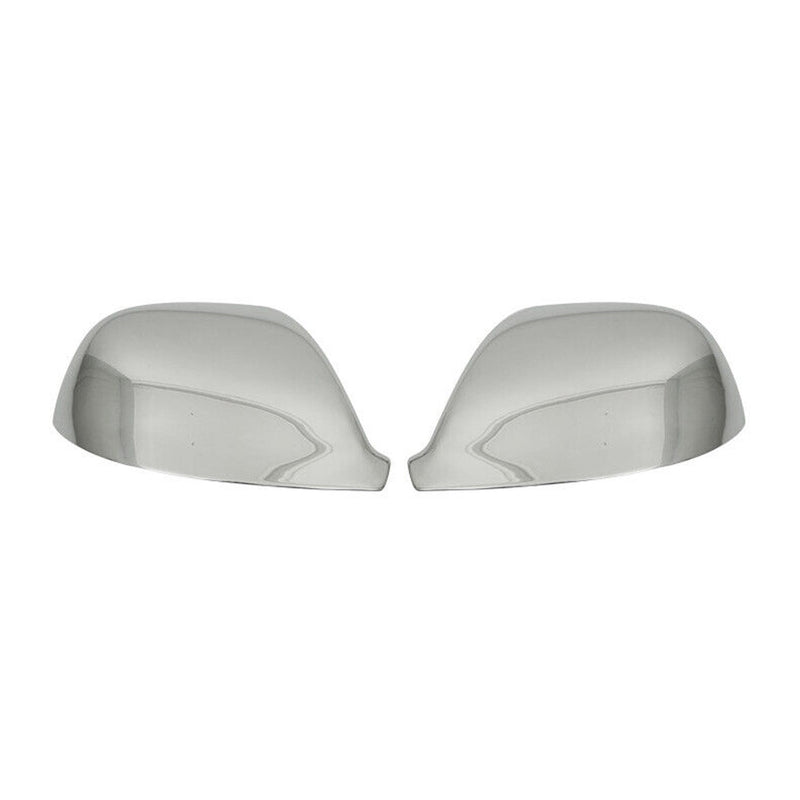 Coques de Rétroviseurs pour VW Transporter T5 2010-2015 en Acier Chromé Argent