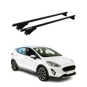 Tiger Barres de toit transversales pour Ford Fiesta Active 2018-2023 Noir