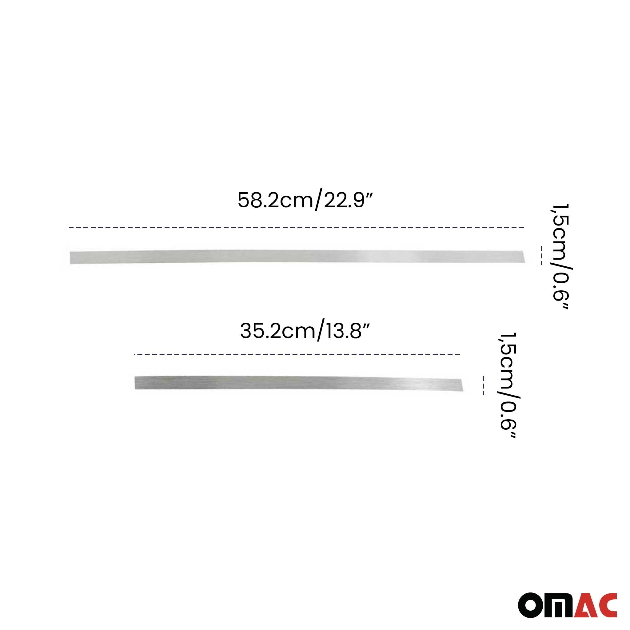 Couverture de Seuil de porte pour Mercedes Classe C W202 1993-2000 inox Brossé