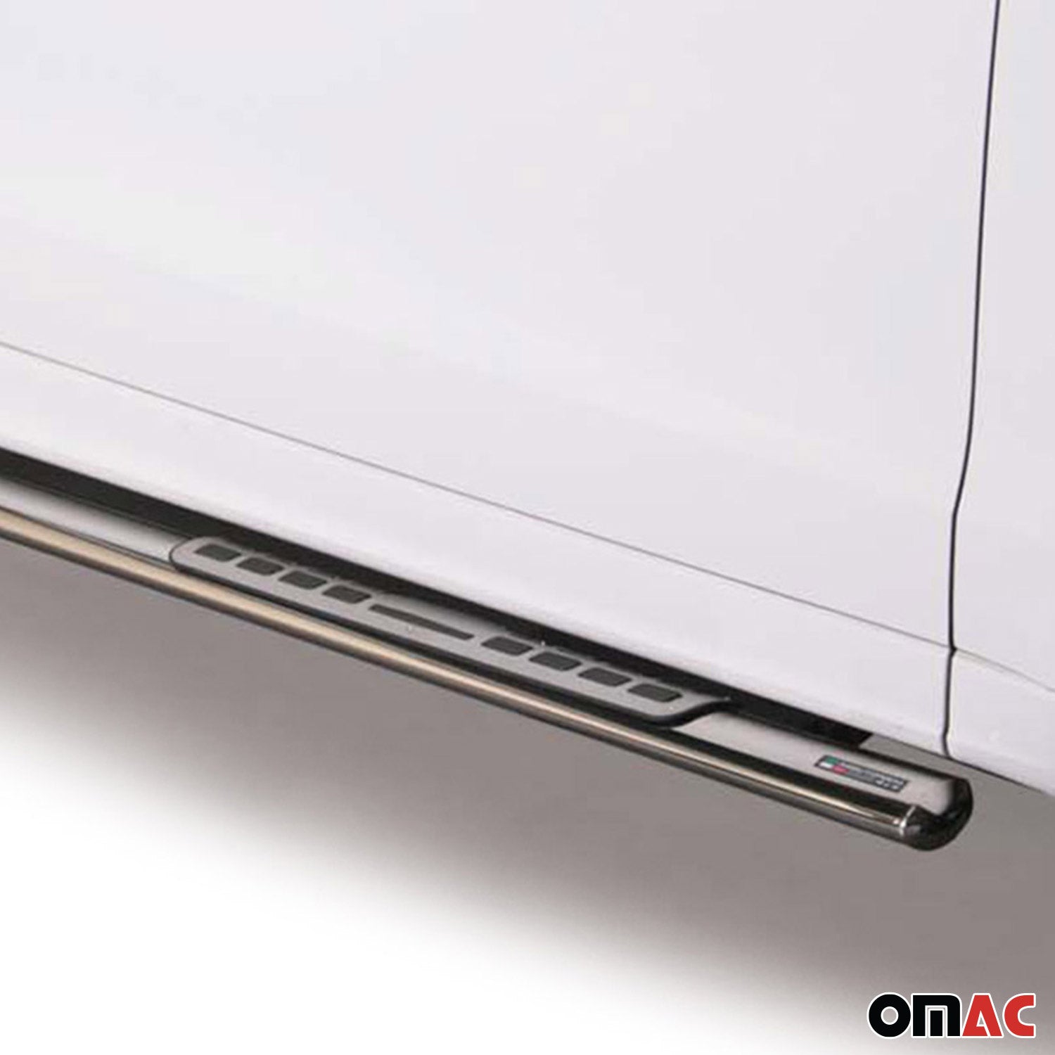 Marchepieds Latéraux pour Audi Q5 8R 2008-2017 Acier Inoxy Argent
