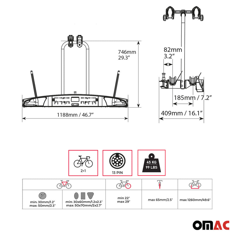 Menabo Merak S Porte-Vélos Sur Attelage 2 Vélos TÜV