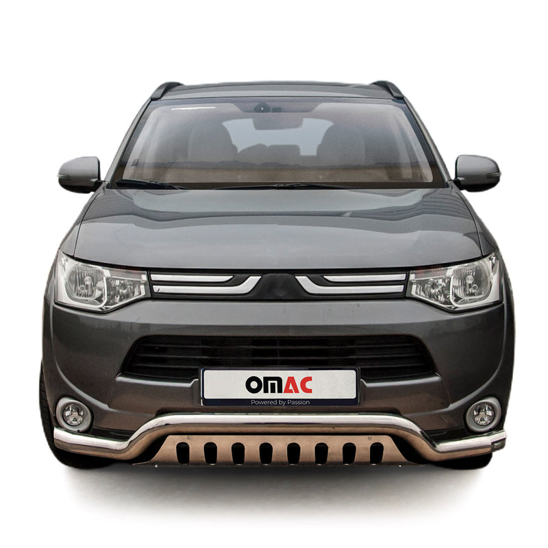 Pare-Buffle Avant Pour Mitsubishi Outlander 2012-2015 Acier Inoxydable