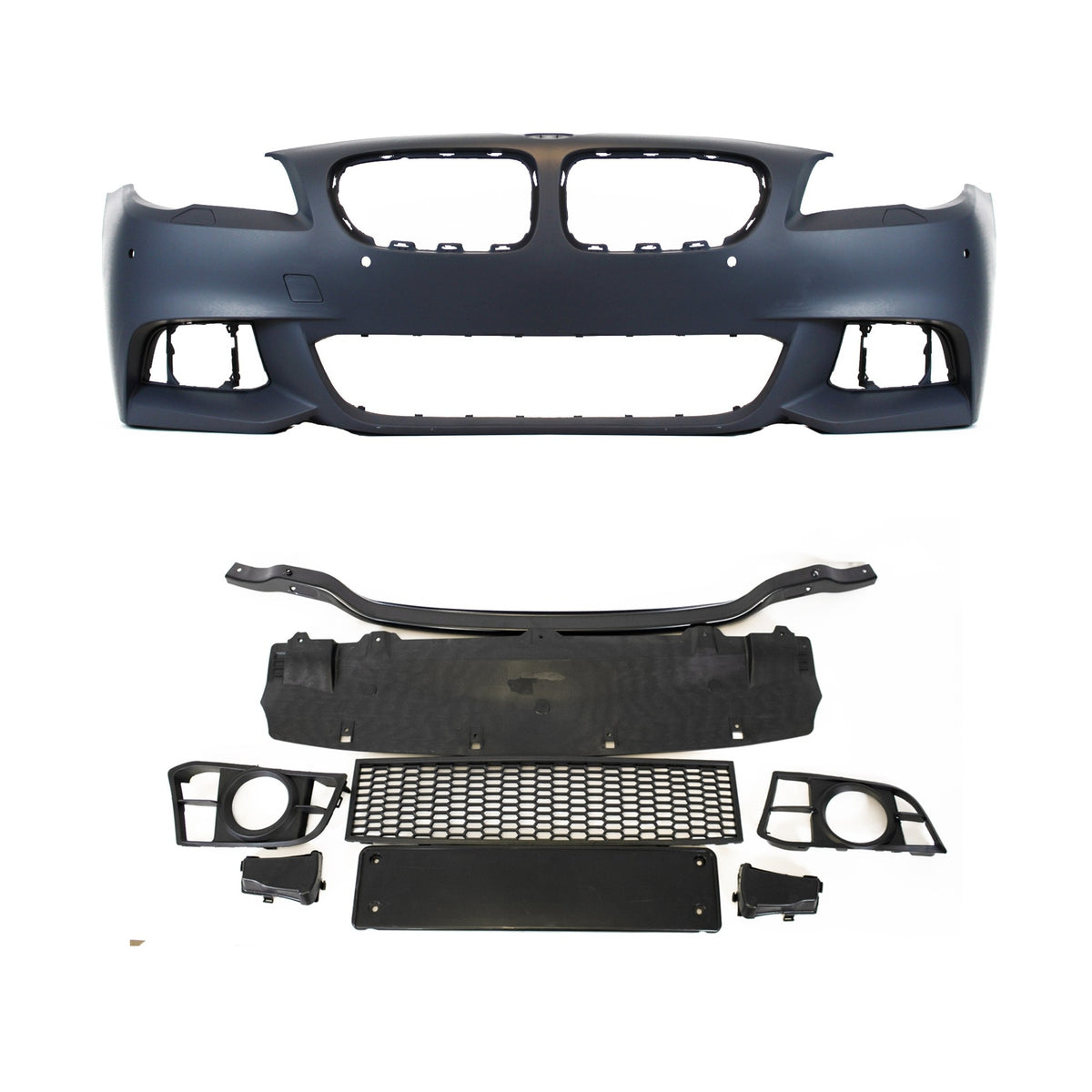 JOM Pare-choc Avant pour BMW Série 5 F10 Berline 2013-2017 Polypropylène