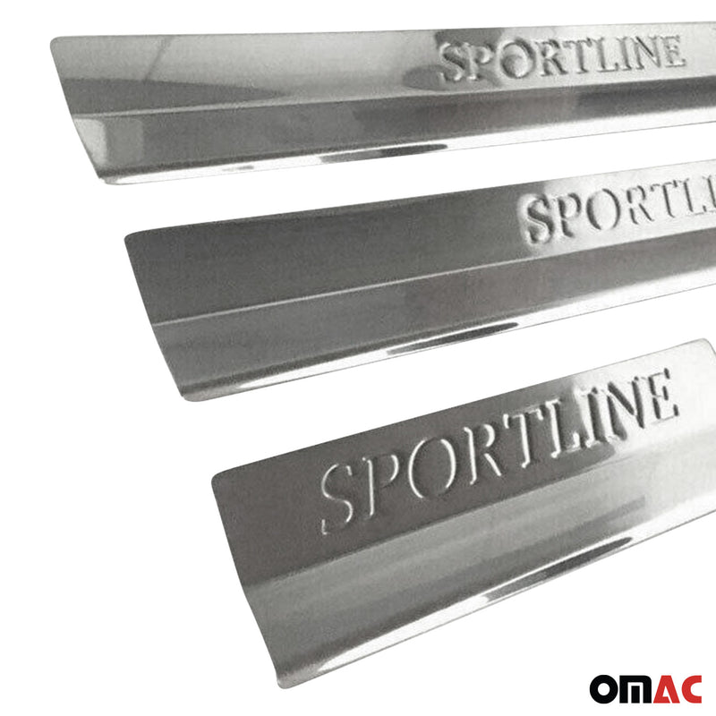 Protection Seuils de portes pour BMW Série 3 E36 Berline Break 1990-98 Inox 4Pcs