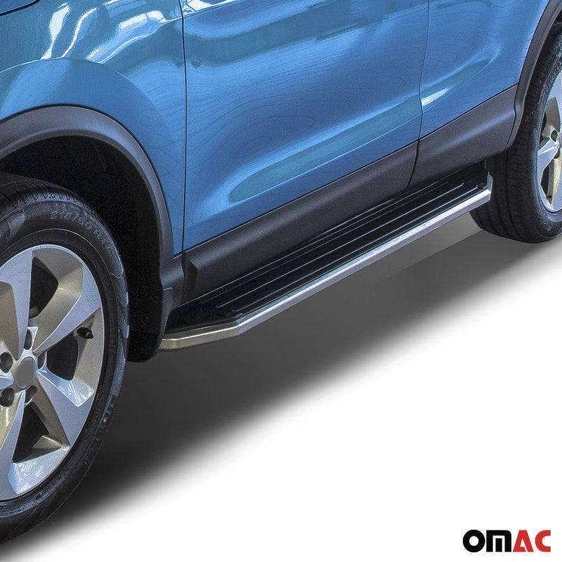 Marchepieds Latéraux pour Nissan Qashqai 2018-2023 ABE Alu