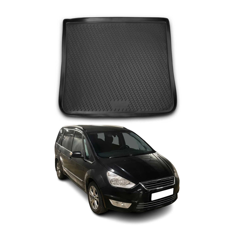 Tapis de Coffre pour Ford Galaxy 2006-2022 TPE Noir