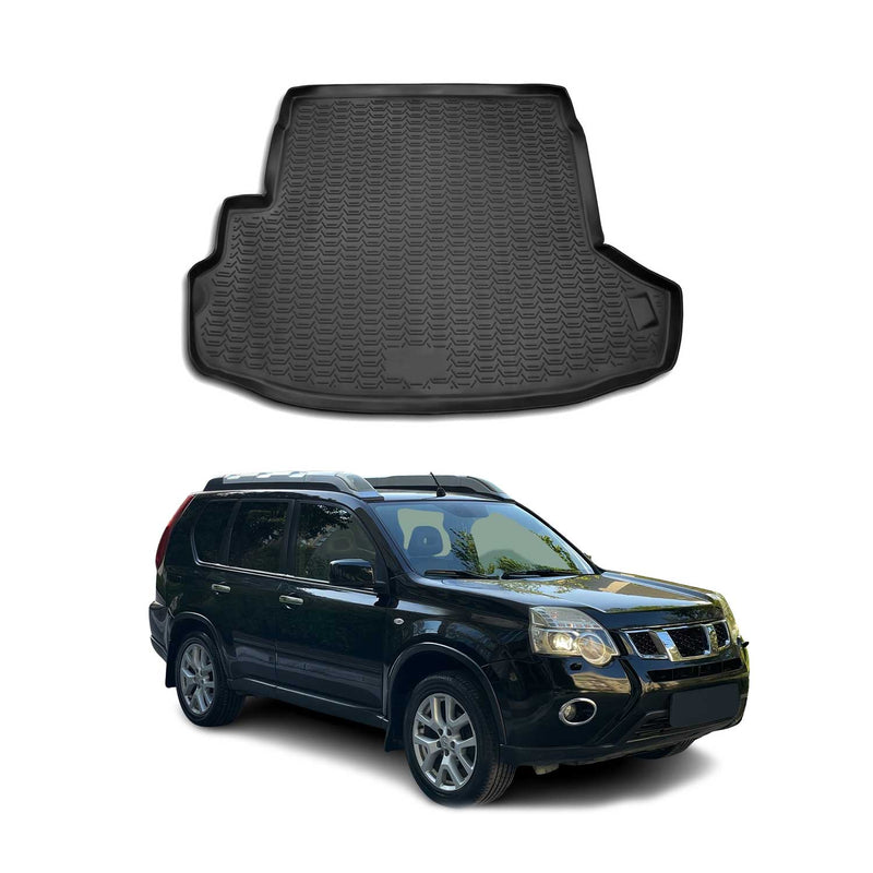 Tapis de Coffre pour Nissan X-Trail 2007-2014 TPE Noir