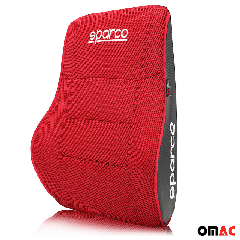 SPARCO coussin lombaire voiture coussin dos coussin pour chaise de voiture rouge