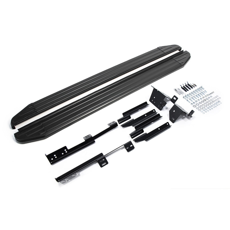 Marchepieds Latéraux pour Nissan X-Trail 2015-2018 Aluminium Noir 2Pcs