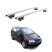 Barres de toit transversales ABE pour VW Sharan 7M 7N 1995-2020 5 P Alu Gris 2x