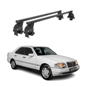 Barres Transversales Menabo pour Mercedes Classe C W202 1993-2000 Noir