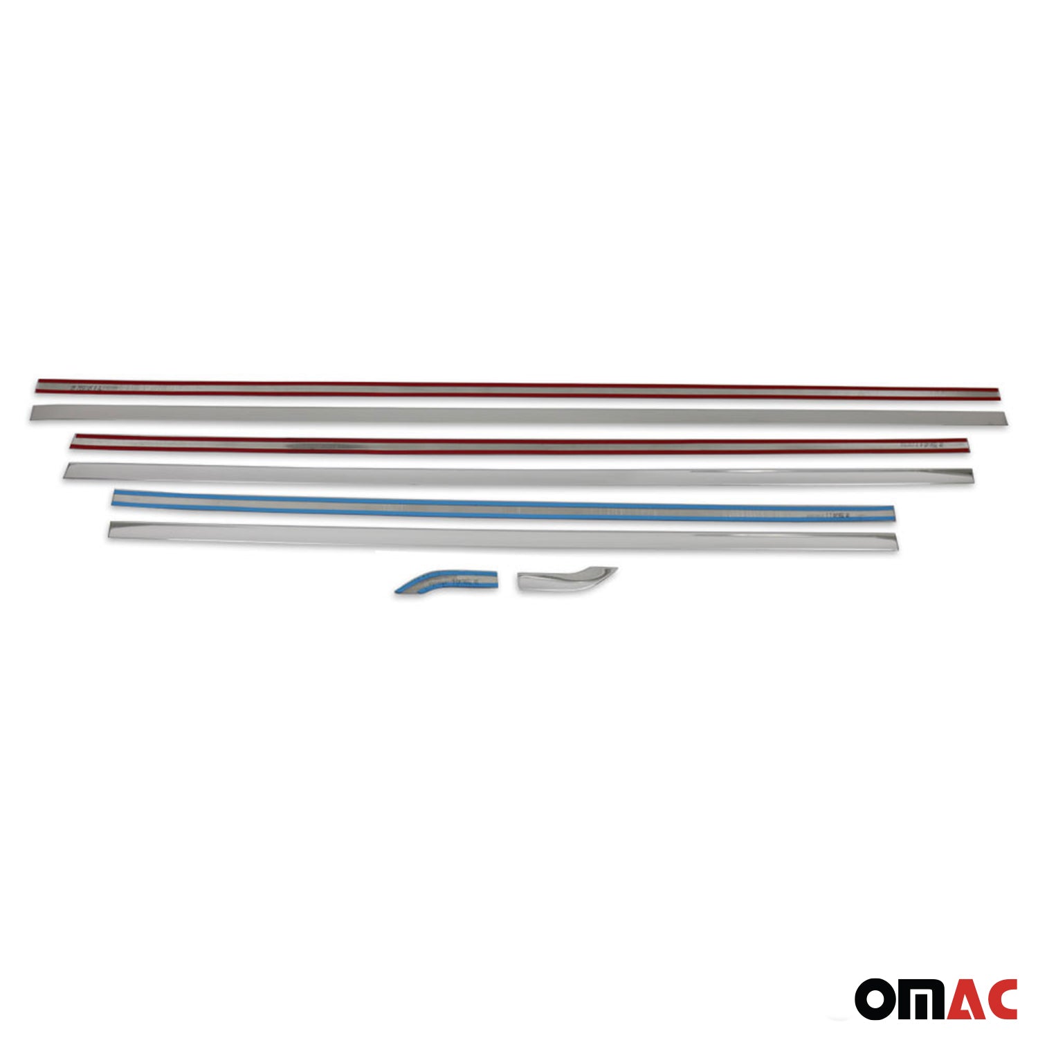 Garniture de Fenêtre pour VW Crafter L2 2017-2026 Acier Inox 8Pcs