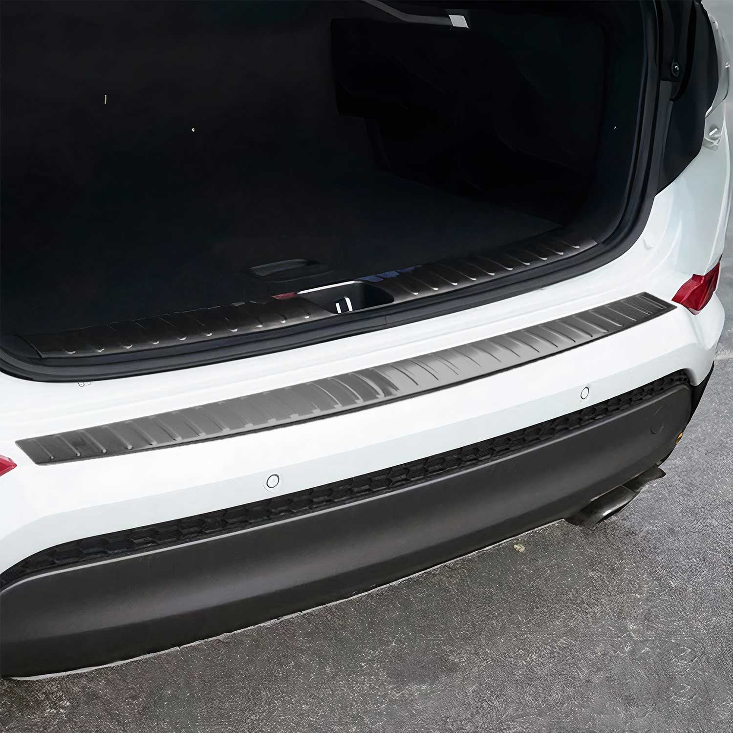 Protection de Pare-Chocs pour Hyundai Tucson III 2016-2018 Pre-FL dark chrome