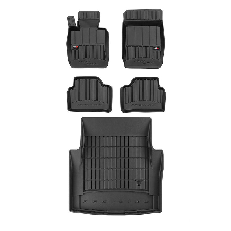 OMAC Kit Tapis de sol et coffre pour BMW Série 3 E90 Berline 2004-2011 TPE